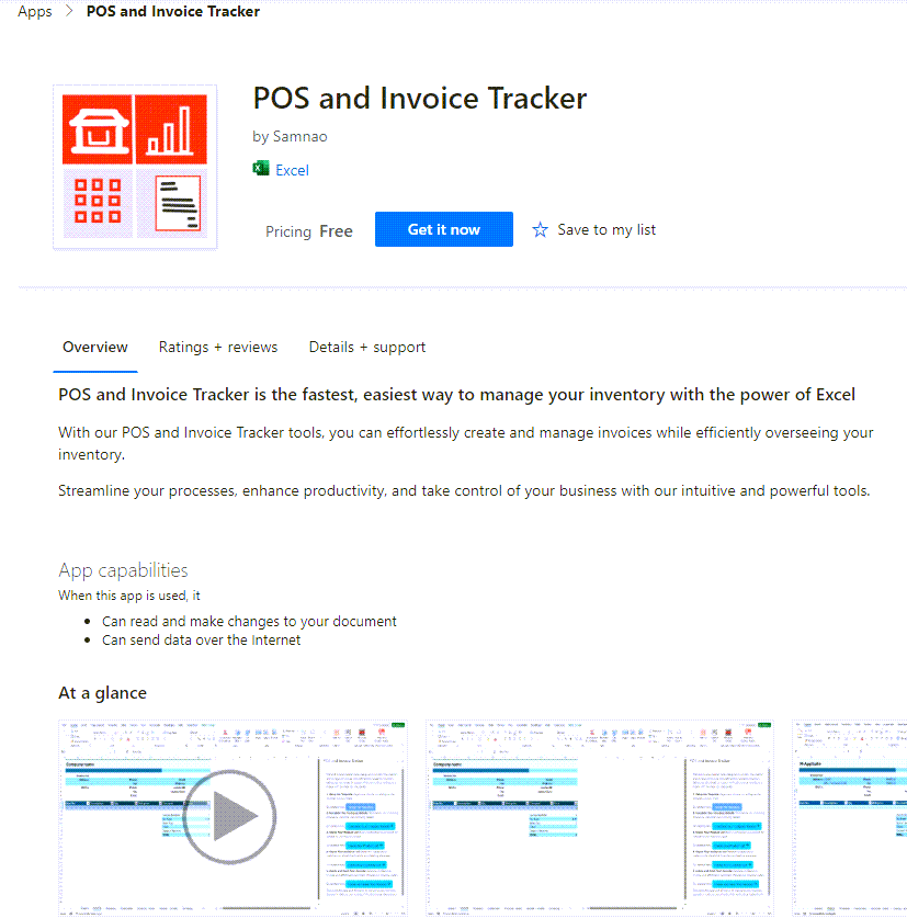 POS and Invoice Tracker is the fastest, easiest way to manage your inventory with the power of Excel